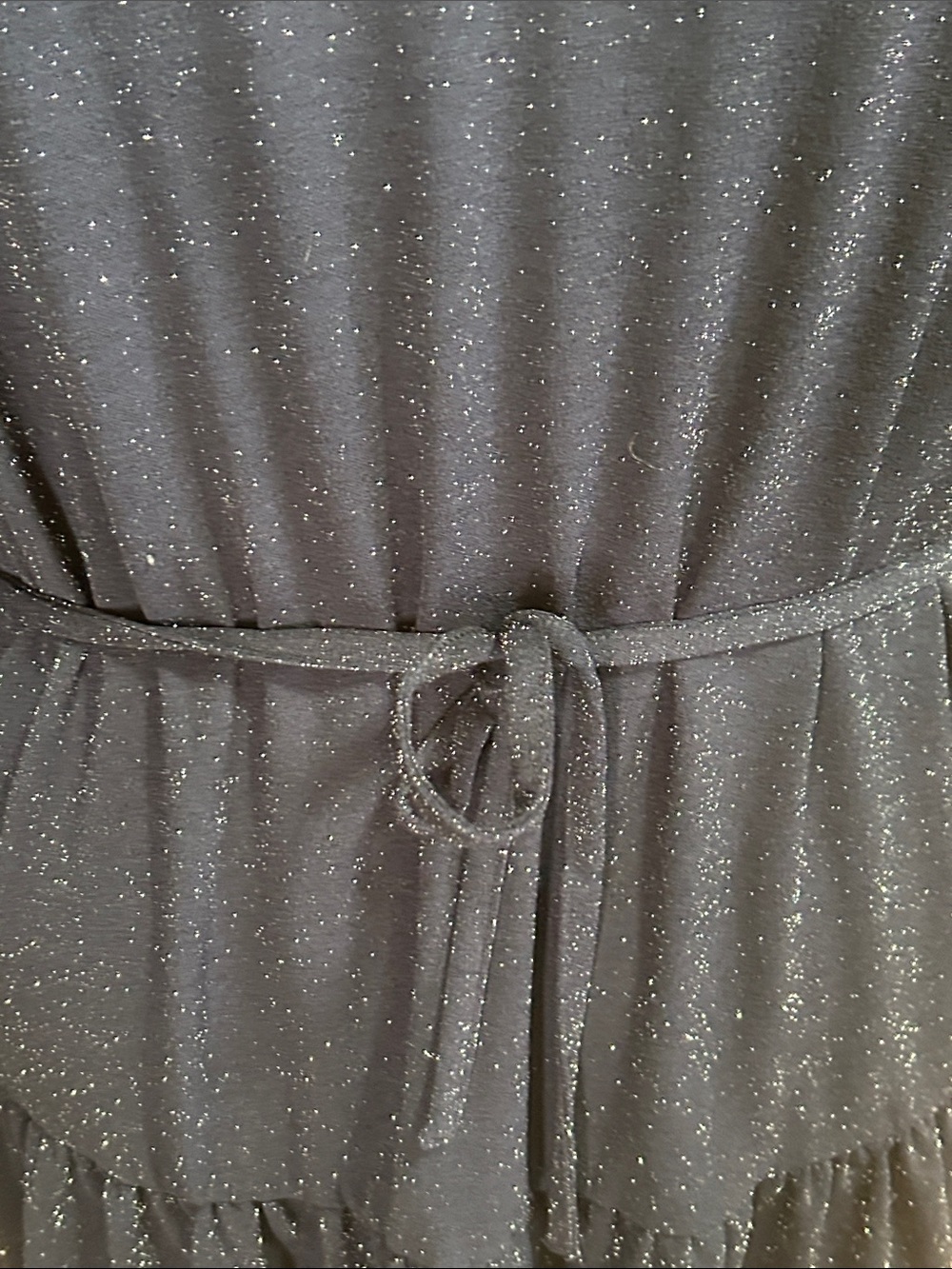 Maurice’s Sparkle Blue Tiered Long-Sleeve Dress Size 3X - Picture 9 of 11